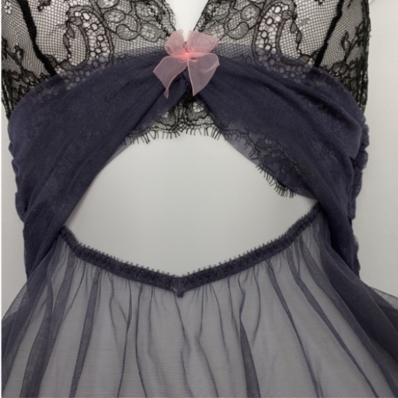 VS One Piece GREY Lingerie, S *P1073 - Picture 3 of 11